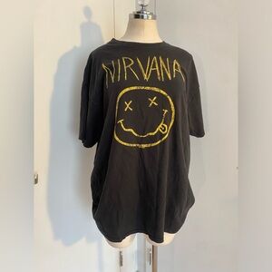 Nirvana vintage tee in a size XL